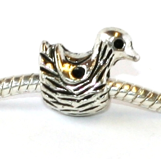 Korálek na náramek Fashion Jewerly - Ptáček, Kačenka, Pták na vodě 2173