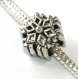 Korálek na náramek Fashion Jewerly - Hvězda, sněhová vločka 2179