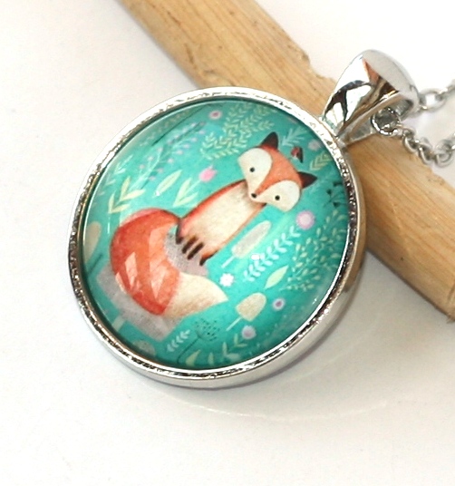 Řetízek Fashion Jewerly - Amulet Moudrá liška, Malý princ 2205