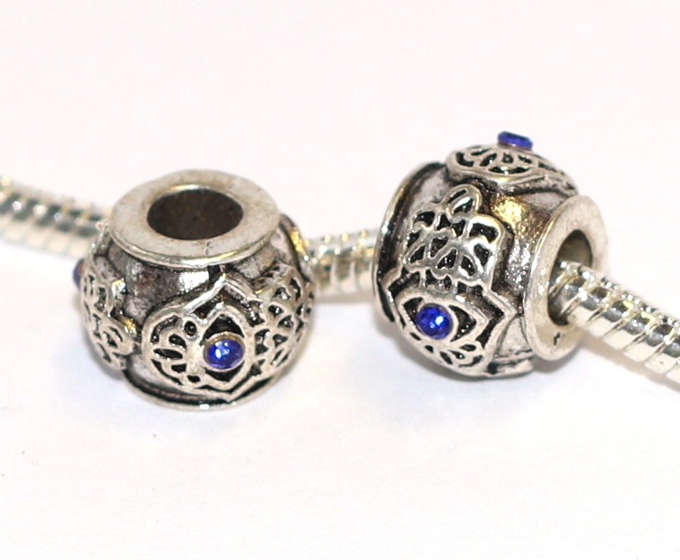 Korálek na náramek Fashion Jewerly - Modrá ruka Fátimy, Boží ruka, Hamsa protects you 2320