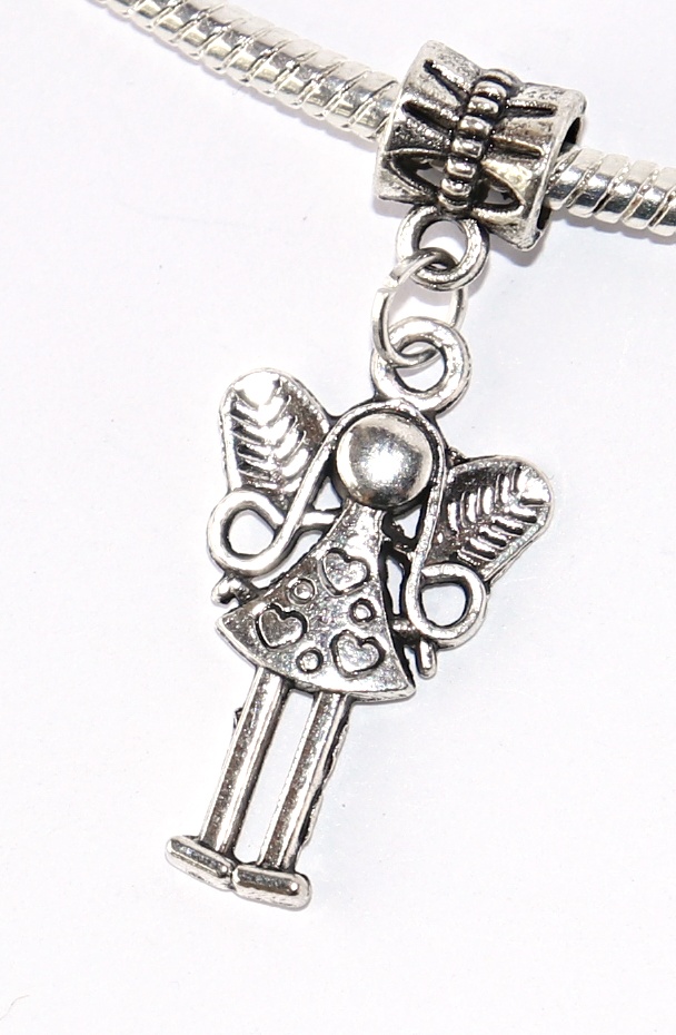 Korálek Fashion Jewerly - Přívěsek Andělská dívka ochránce, Strážná andělka, Angels Love 2355