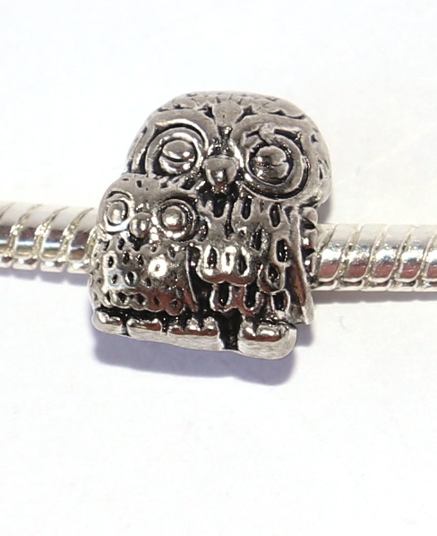 Korálek Fashion Jewerly - Sova s mládětem, Matka a dítě, Soví láska plná moudrosti 2417