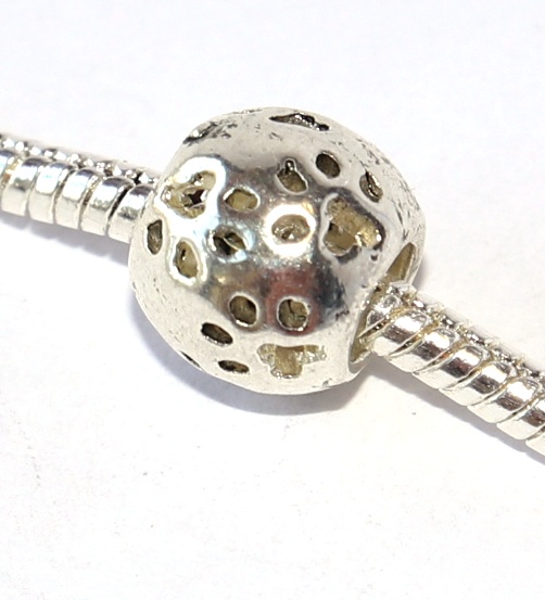 Korálek Fashion Jewerly - Kulička s packami, Pacičky, Packy, Stopy, Kočka, Pes, Zvíře 2423