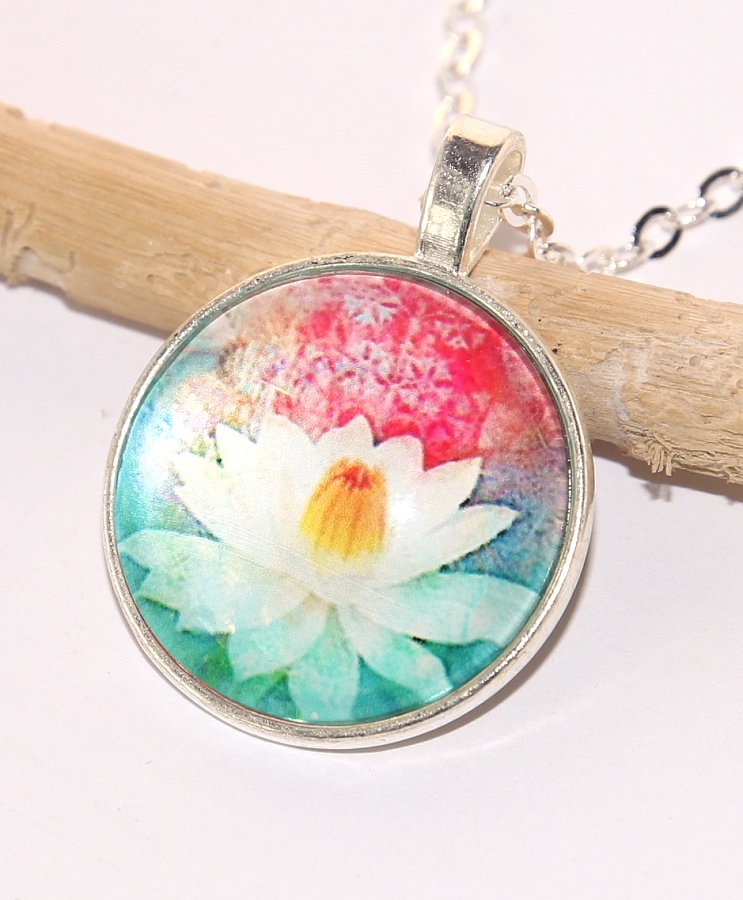 Řetízek Fashion Jewerly - Amulet Lotosový květ, Něžná vodní víla 2567