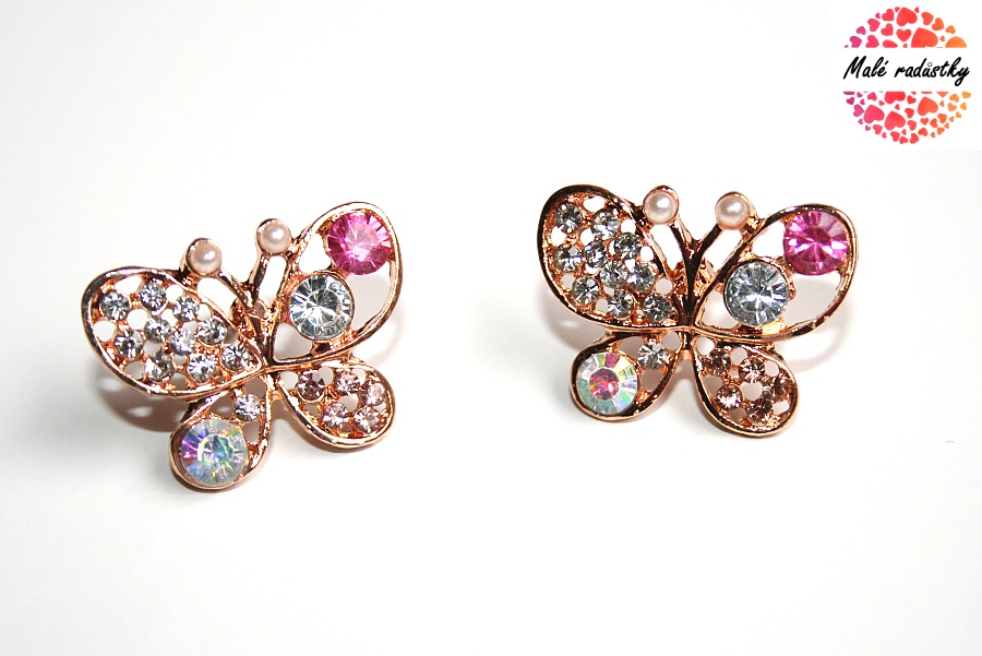 Náušnice Fashion Jewerly - Motýlek 239