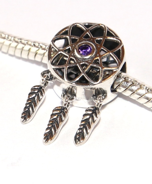 Korálek Fashion Jewerly - Lapač snů, Mandala, Meditace, Ochranný Dreamcatcher s peříčky 2600