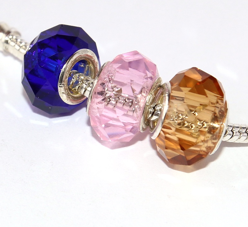 Korálek na náramek Fashion Jewerly - Skleněná kráska, Průsvitný půvab 2635