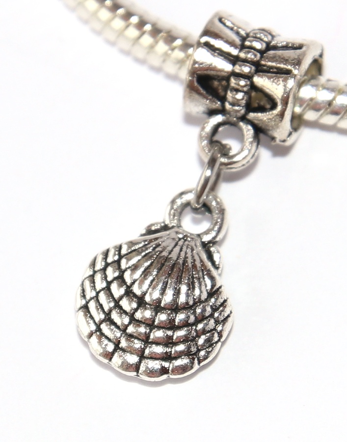 Korálek na náramek Fashion Jewerly - Přívěsek Mušle, Moře, Prázdniny, Love summer holiday at Sea 2671
