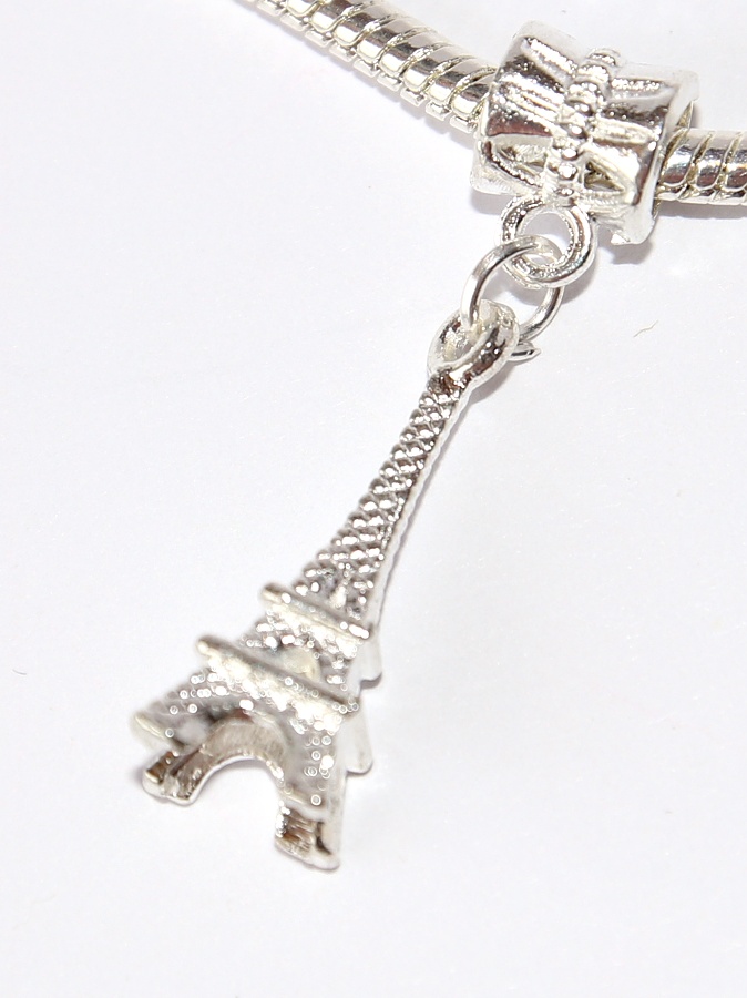 Korálek na náramek Fashion Jewerly - Přívěsek Eiffelova Věž, Paříš, Love Paris, Dovolená ve Francii, Miluji cestování 2676