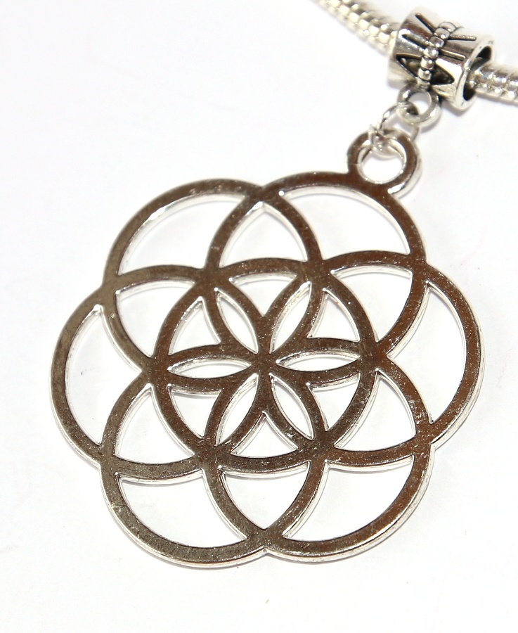 Korálek Fashion Jewerly - Přívěsek Květ života, Merkaba, Vesmírná ochrana, Posvátná geometrie, Seed of Life 2693