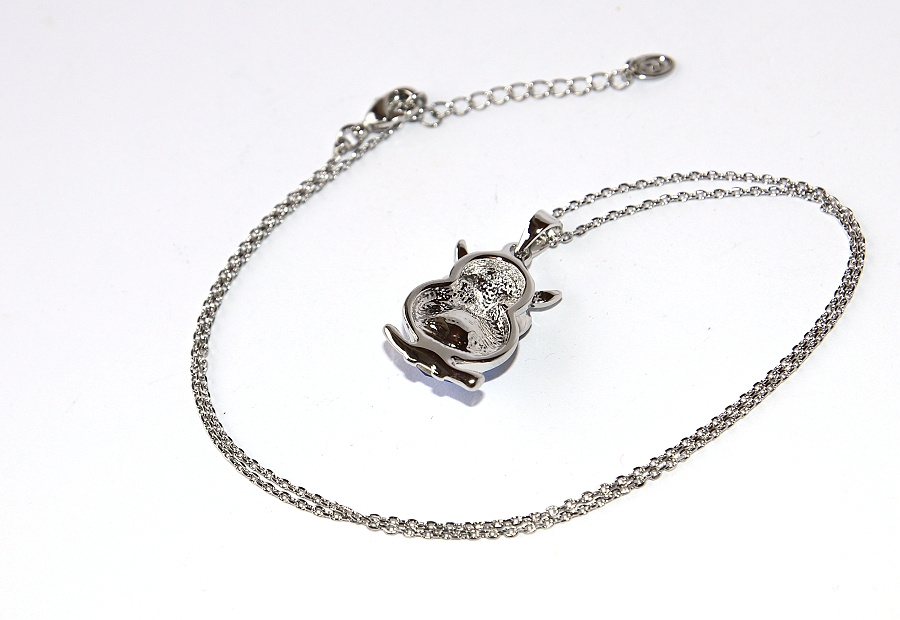 Řetízek Fashion Jewerly - Exclusive Modrá sova s krystaly, Elegantní dáma, Moudrá bytost 2873