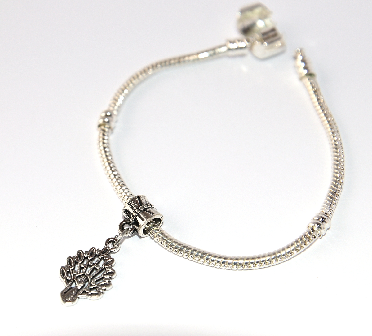 Korálek Fashion Jewerly - Přívěsek Vznešený páv, Královská zahrada, Peacock 2889