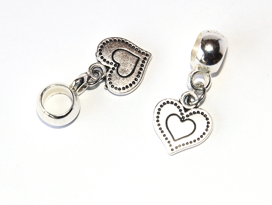 Korálek Fashion Jewerly - Přívěsek Tepané srdce, Láska, Přátelství, Věrnost, Heart 2899
