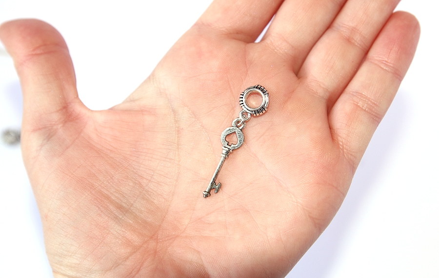 Řetízek Fashion Jewerly - Klíč k srdci a ke štěstí, Klíček s listem, Key with leaf 2967