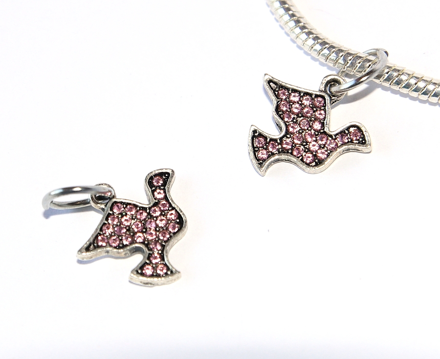 Korálek Fashion Jewerly - Přívěsek Holoubek, Pták svobody, Volnost, Bird of Freedom 2975