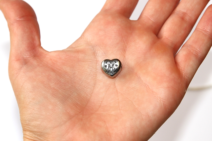 Korálek nerezový Fashion Jewerly - Přítel, Prátelství, Láska, Friends 2997