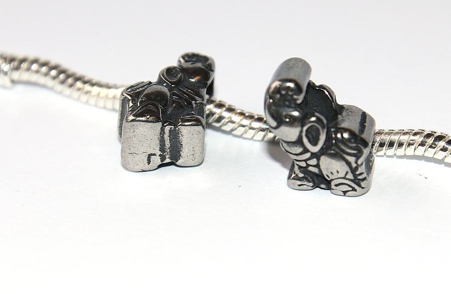 Korálek nerezový Fashion Jewerly - Slon, Slůně, Zvířata, Příroda, Elephant 3000