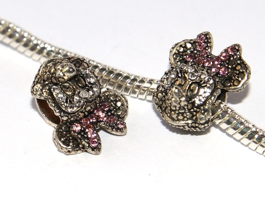Korálek Fashion Jewerly - Myška, Myšák, Mickey, Minnie 3078