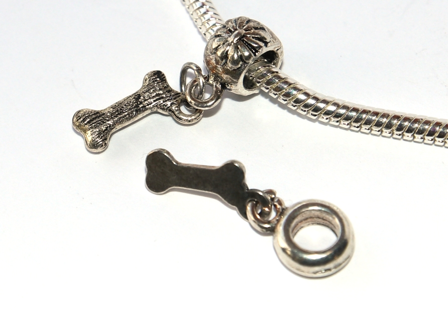 Korálek Fashion Jewerly - Přívěsek Psí kůstka, Zvířata, Pes a kost, Věrný přítel člověka, Bonelet 3085