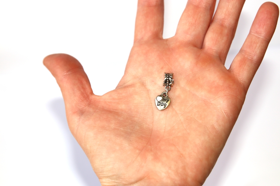 Korálek Fashion Jewerly - Přívěsek Srdce, Psí tlapka, Láska, Věrný přítel člověka, My Dog 3086