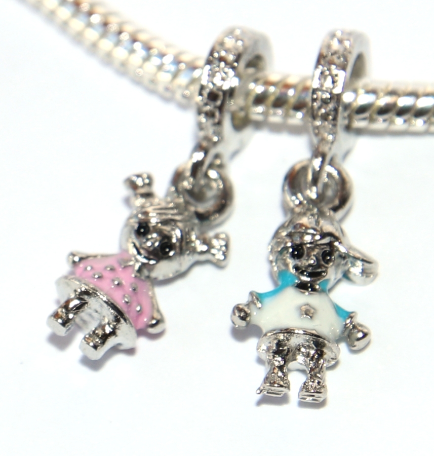 Korálek Fashion Jewerly - Přívěsek Děti, Chlapeček, Holčička, Sourozenci, Rodina, Láska, Children 3107