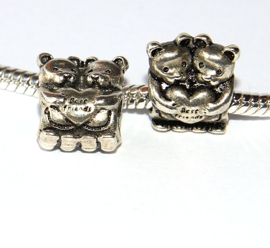 Korálek na náramek Fashion Jewerly - Medvídci, Zvířátka, Příroda, Láska, Best Friends 3110