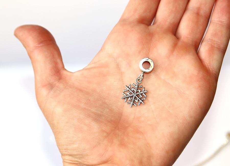 Korálek Fashion Jewerly - Přívěsek Sněhová vločka, Příroda, Snowflake 3208