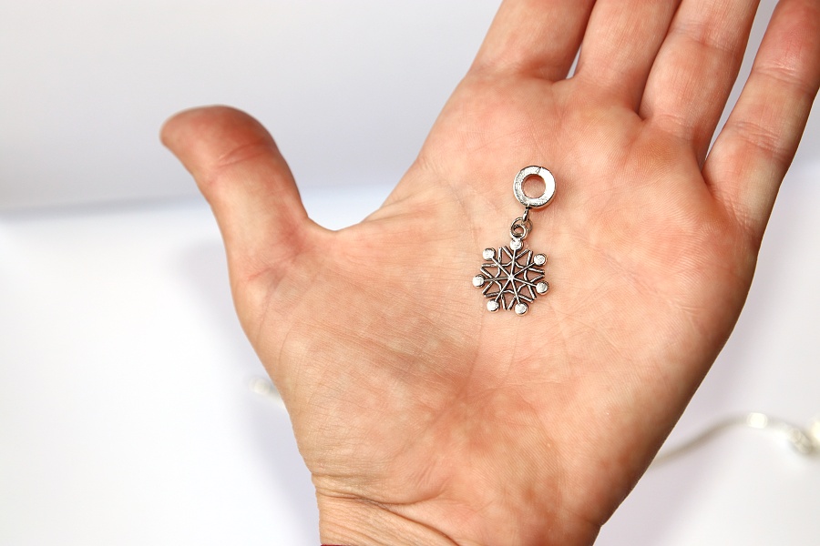 Korálek Fashion Jewerly - Přívěsek Sněhová vločka, Příroda, Snowflake 3209