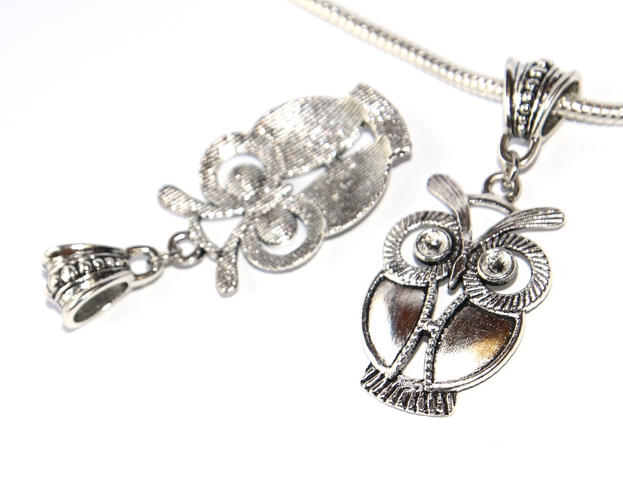 Korálek Fashion Jewerly - Přívěsek Sova, Příroda, Zvířata, Moudrost, Owl 3217