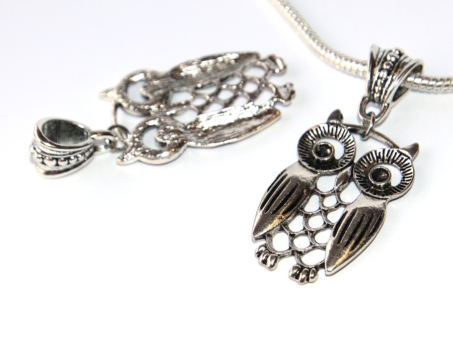 Korálek Fashion Jewerly - Přívěsek Sova, Příroda, Zvířata, Moudrost, Owl 3219
