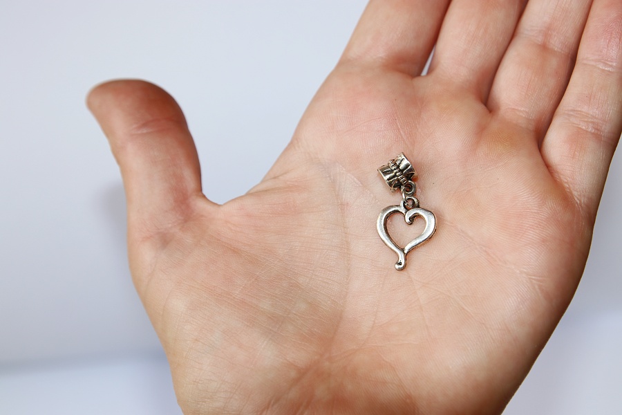 Korálek Fashion Jewerly - Přívěsek Srdce, Láska, Spojení, Rodina, Heart 3227