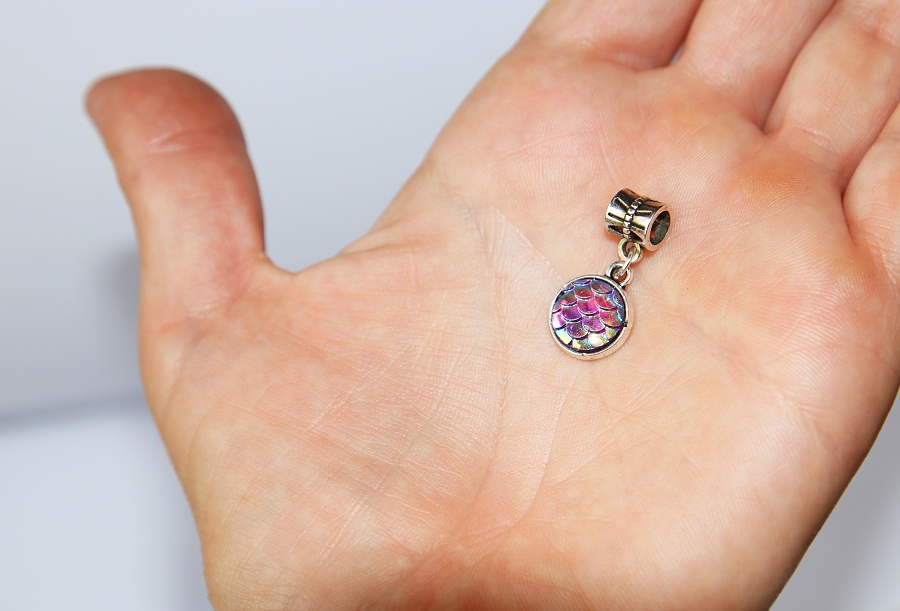 Korálek Fashion Jewerly - Přívěsek Dračí oko, Dračí šupiny, Barevné šupiny, Hadí tělo, Dragon´s Eye 3240