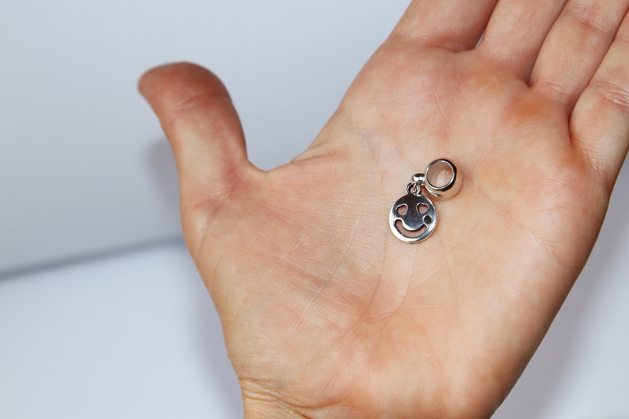 Korálek Fashion Jewerly - Přívěsek Zamilovaný obličej s úsměvem, Smajlík, Love every Day 3243