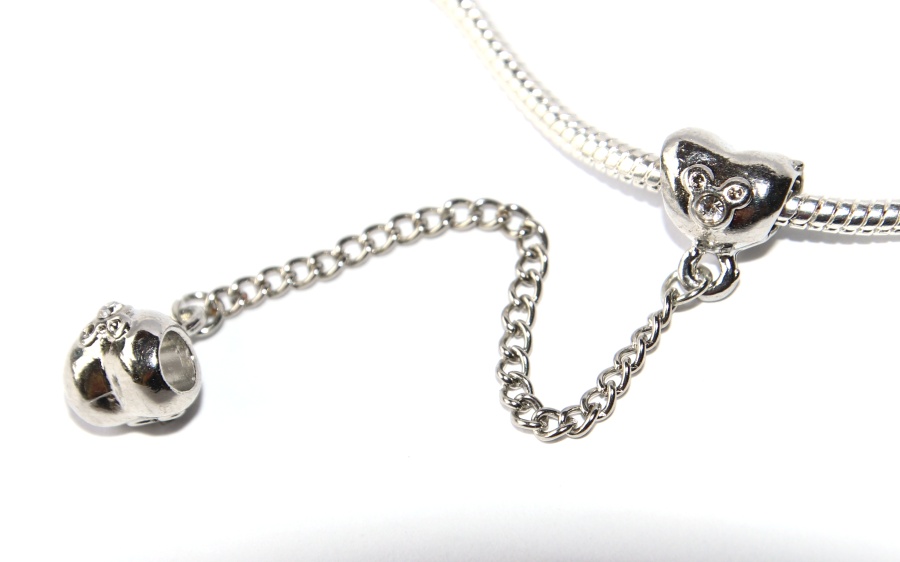 Korálek Fashion Jewerly - Oddělovač na řetízku Myška, Myšák, Mickey, Minnie, Mouse 3249