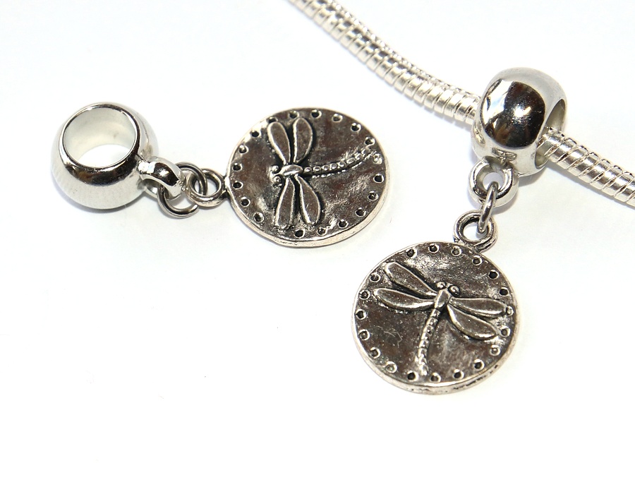 Korálek Fashion Jewerly - Přívěsek Vážka, Příroda, Vodní hladina, Dragonfly 3267