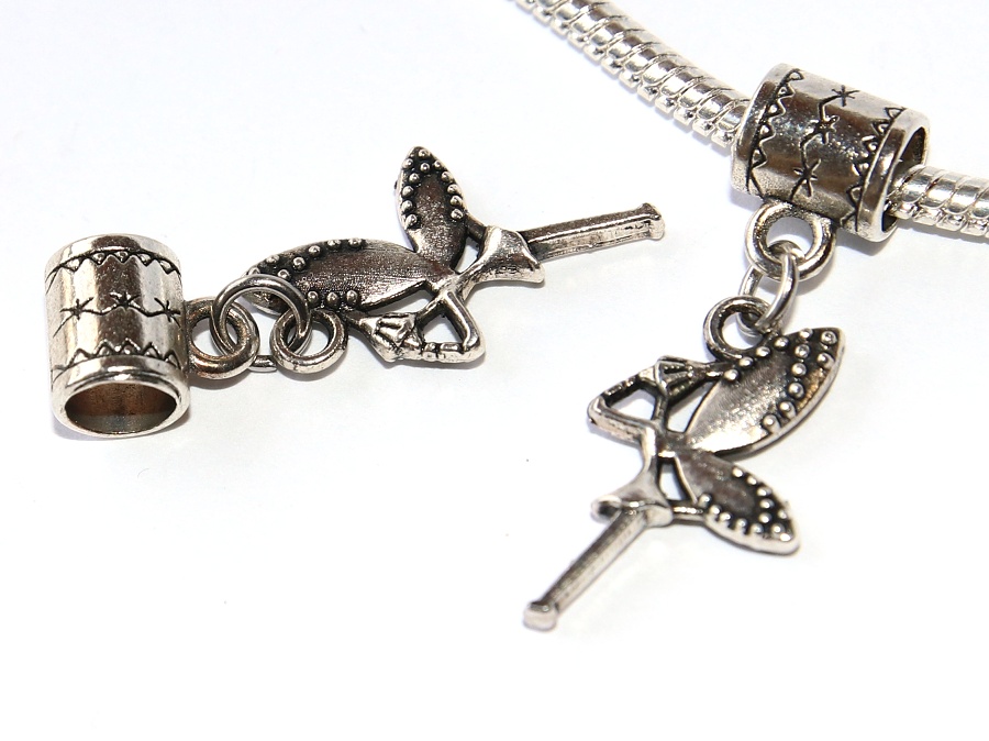 Korálek Fashion Jewerly - Přívěsek Motýlí žena, Motýl, Příroda, Zvířata, Život, Butterffy Woman 3268