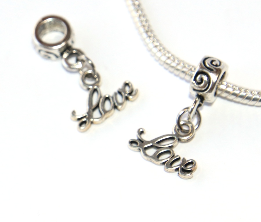 Korálek Fashion Jewerly - Přívěsek Láska, Radost, Rodina, Štěstí, Love 3272