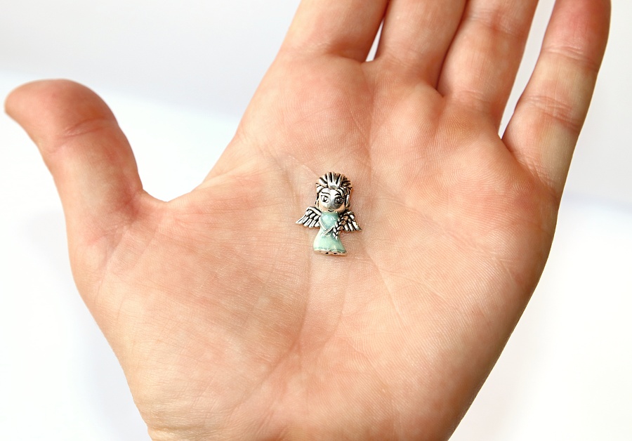 Korálek na náramek Fashion Jewerly - Andělská žena, Víla, Anděl, Ochránce, Štěstí, Angel Woman 3289