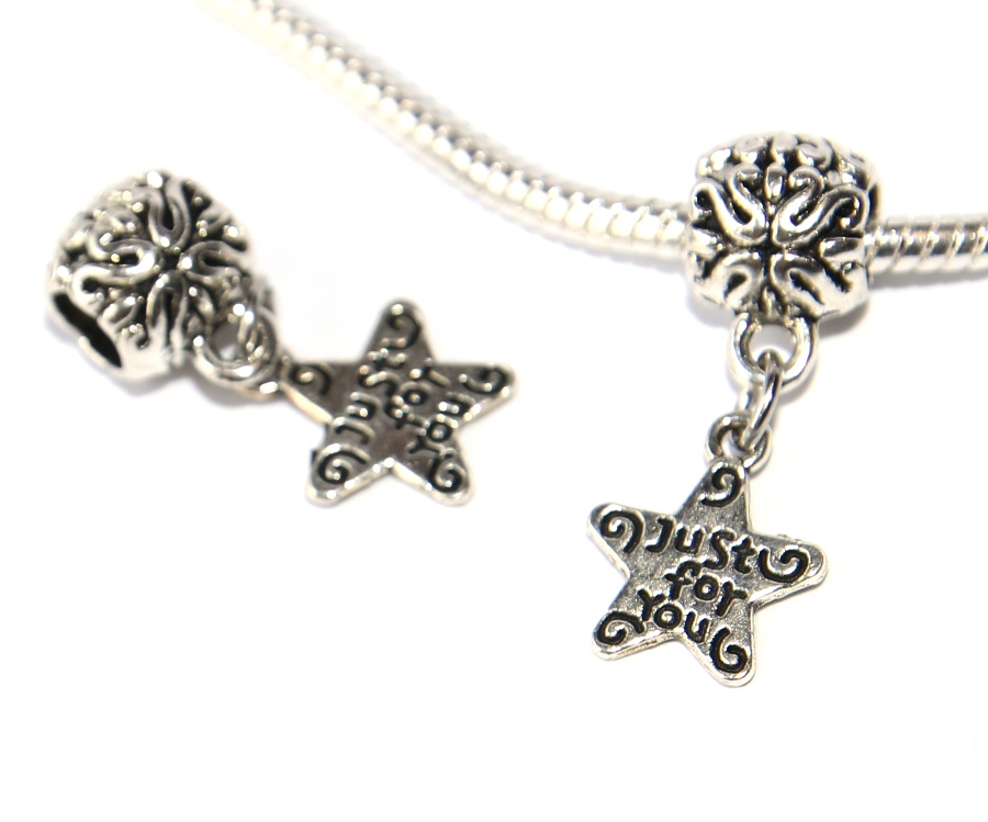Korálek Fashion Jewerly - Hvězdička jen pro tebe, Hvězda, Láska, Přátelství, Just for You 3236 
