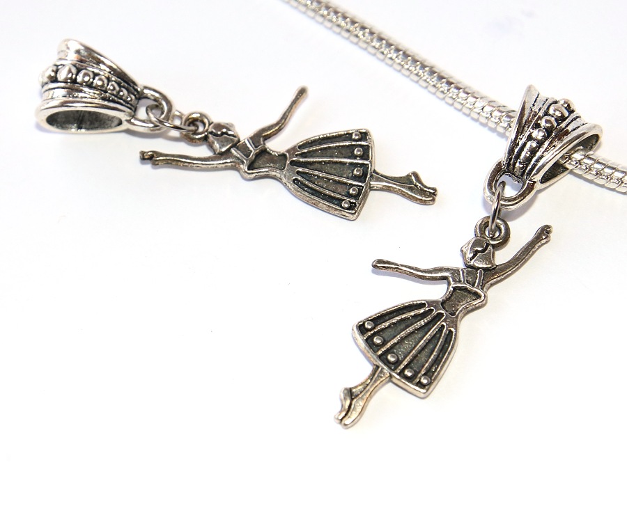 Korálek Fashion Jewerly - Přívěsek Tanečnice, Baletka, Tanec, Pohyb Radost, Dance 3275
