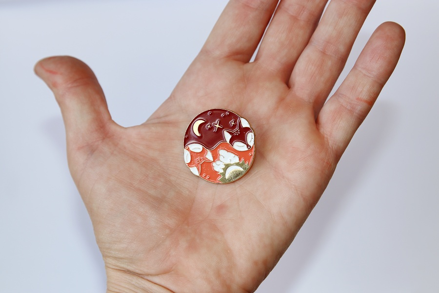 Brož BeCool - Propojení na všech úrovních, Liška nebo Kočka?, Jin Jang, Rovnováha v celém těle, Spící myšlenky, Love Nature 3295