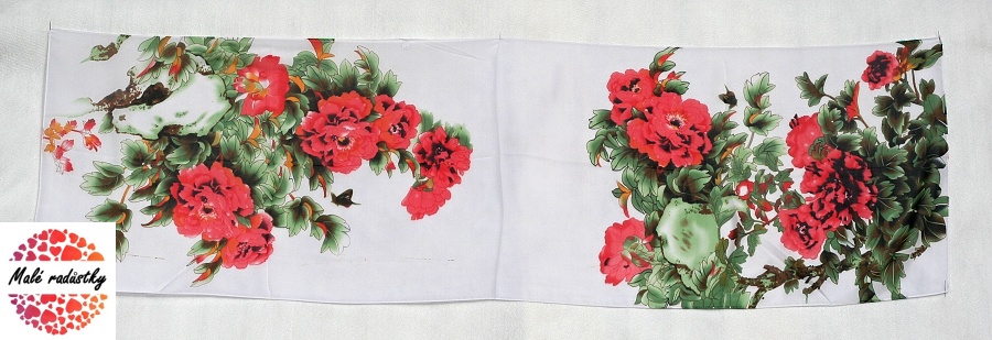 MR Šála - Red flowers 355