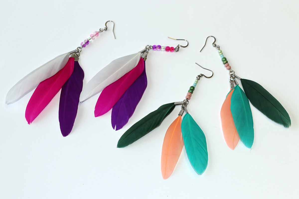 JoyKa Pírkové Naušnice -  Veselá Elegance, Pestrý Život, Husí Příběh, Story of Joy 3719