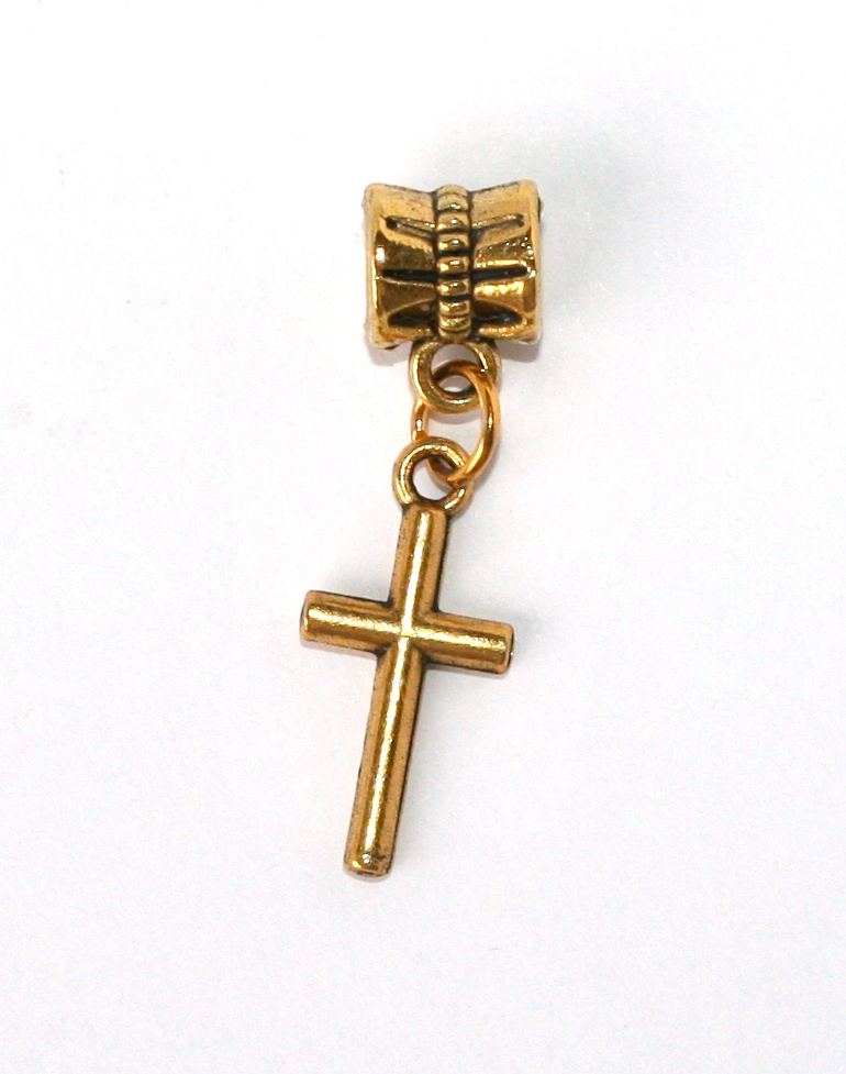 Korálek Fashion Jewerly - Zlatý přívěsek s křížkem 952