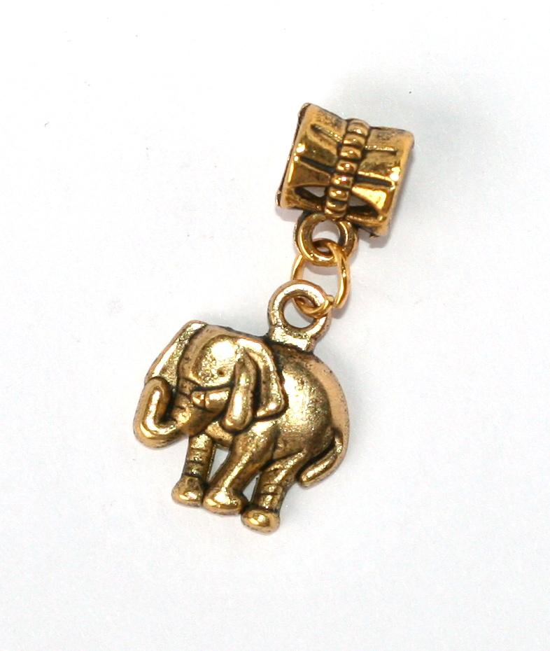 Korálek Fashion Jewerly - Přívěsek zlatý Slon 959