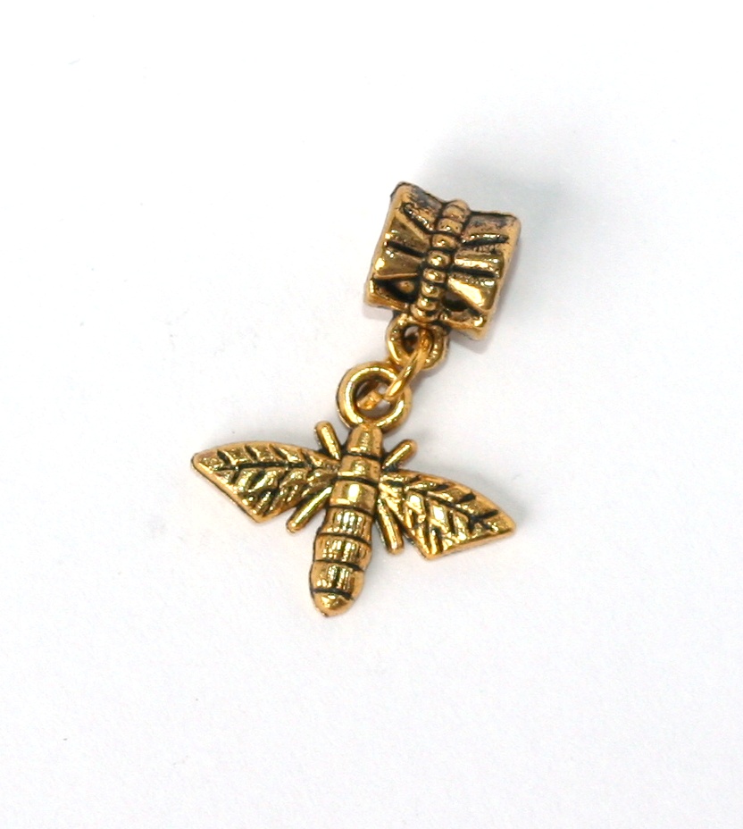 Korálek Fashion Jewerly - Přívěsek zlatá Muška 966