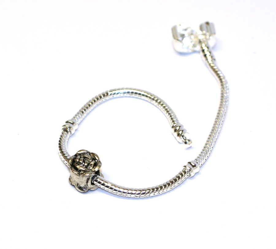 Korálek na náramek Fashion Jewerly - Růže 1062