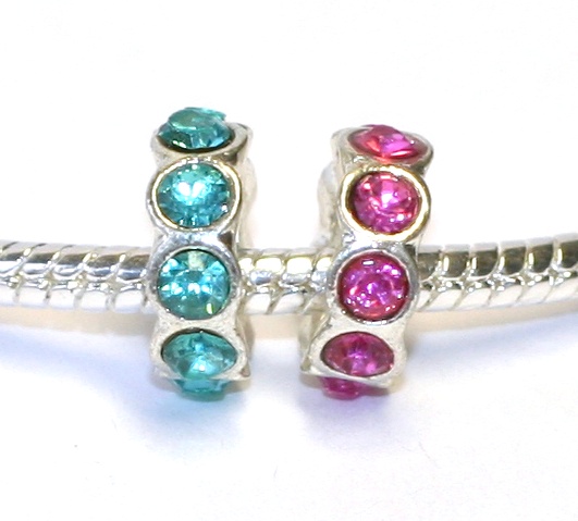 Korálek na náramek Fashion Jewerly - Zdobený kroužek 1128