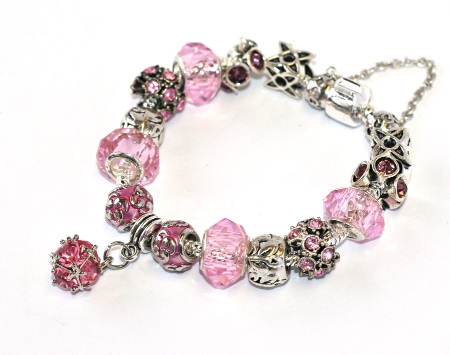 Korálky na náramek Fashion Jewerly - Růžová Princezna 1222