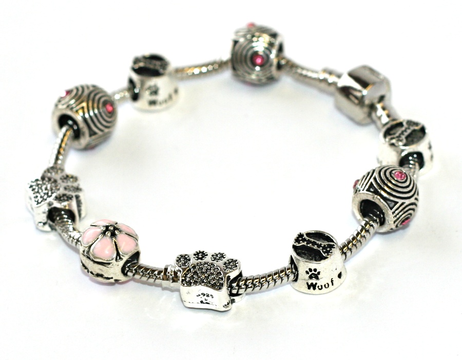 Korálky na Náramek Fashion Jewerly - Domácí mazel, packy, miska 1234